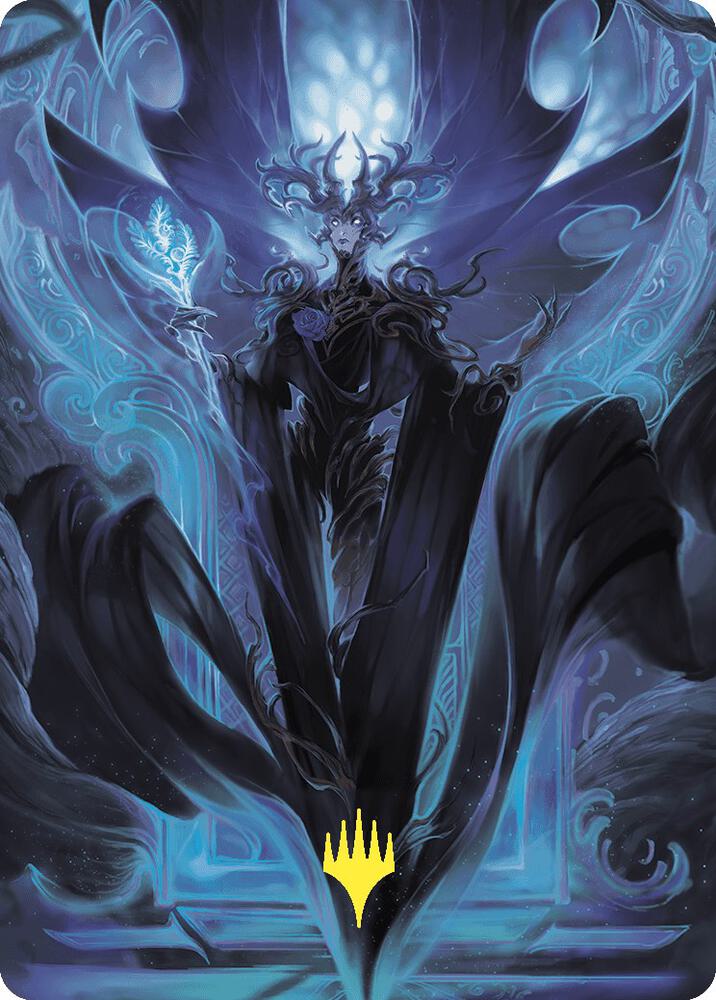 Talion the Kindly Lord Art Card Gold Stamped Planeswalker Symbol 60 (Art Series: Wilds of Eldraine)  | Good Games Adelaide SA