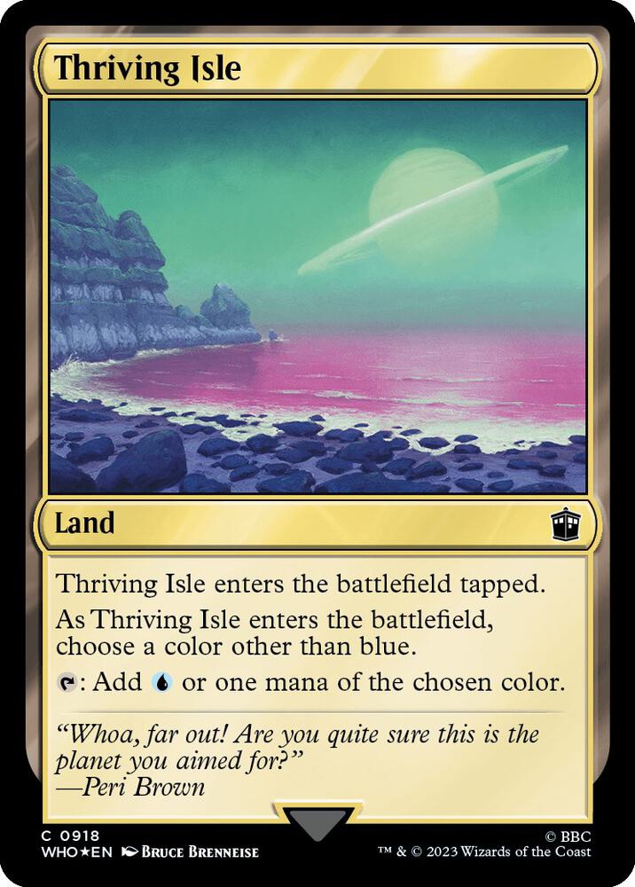 Thriving Isle 918 (Universes Beyond: Doctor Who)  - Foil | Good Games Adelaide SA