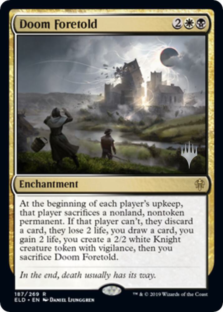 Doom Foretold 187 (Promo Pack: Throne of Eldraine)  | Good Games Adelaide SA