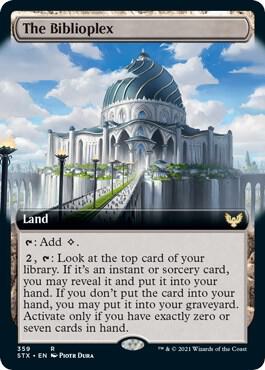 The Biblioplex Extended Art 359 (Strixhaven: School of Mages)  | Good Games Adelaide SA