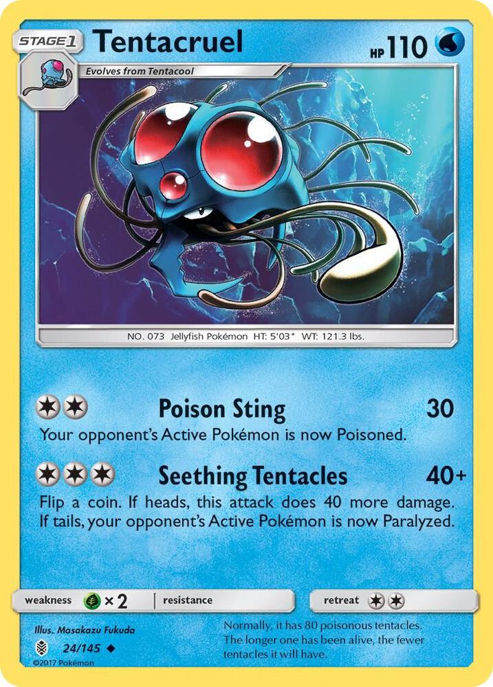 Tentacruel 24/145 (SM - Guardians Rising)  | Good Games Adelaide SA