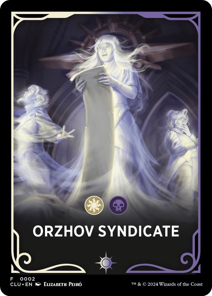 Orzhov Syndicate Theme Card 2 (Ravnica: Clue Edition)  | Good Games Adelaide SA