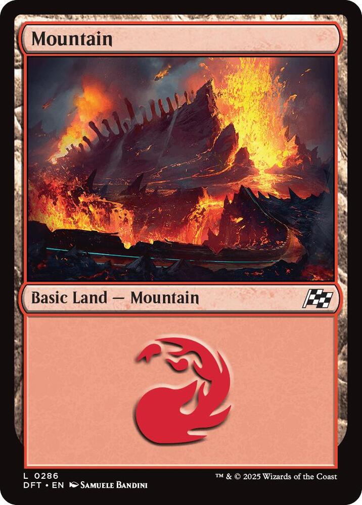 Mountain 286 (Aetherdrift)  - Foil | Good Games Adelaide SA