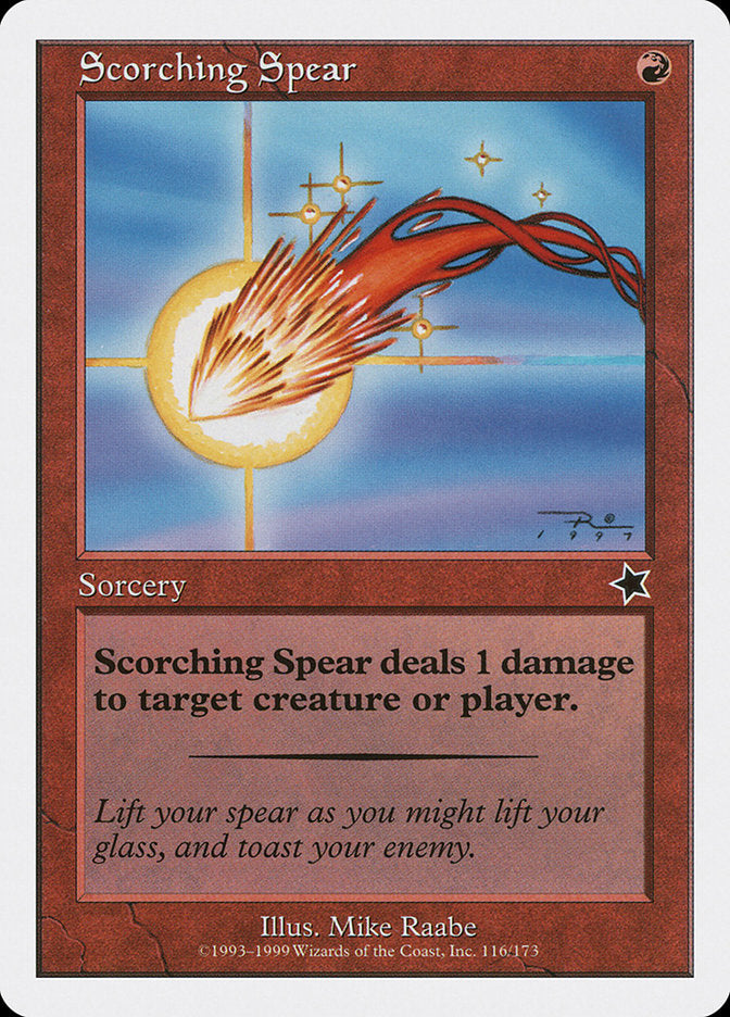 Scorching Spear 116 (Starter 1999)  | Good Games Adelaide SA