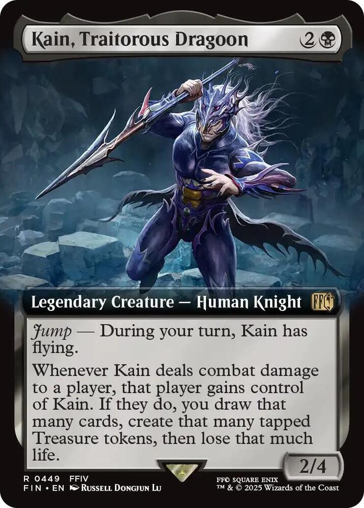 Kain Traitorous Dragoon Extended Art 449/309 (FINAL FANTASY)  - Extended Art | Good Games Adelaide SA