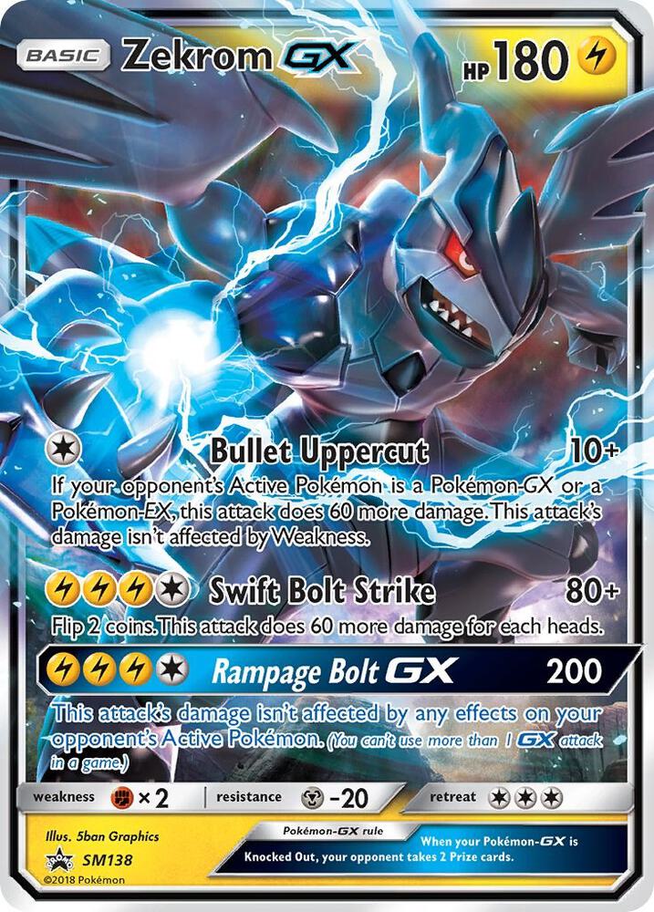 Zekrom GX SM138 (SM Promos)  - Holofoil | Good Games Adelaide SA
