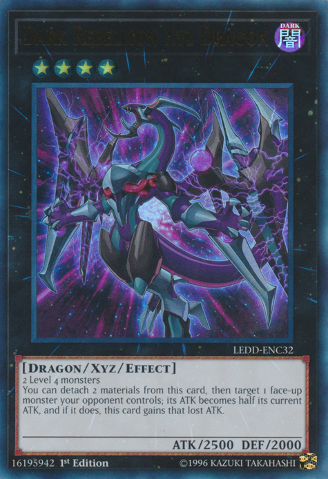 Dark Rebellion Xyz Dragon [LEDD-ENC32] Ultra Rare | Good Games Adelaide SA