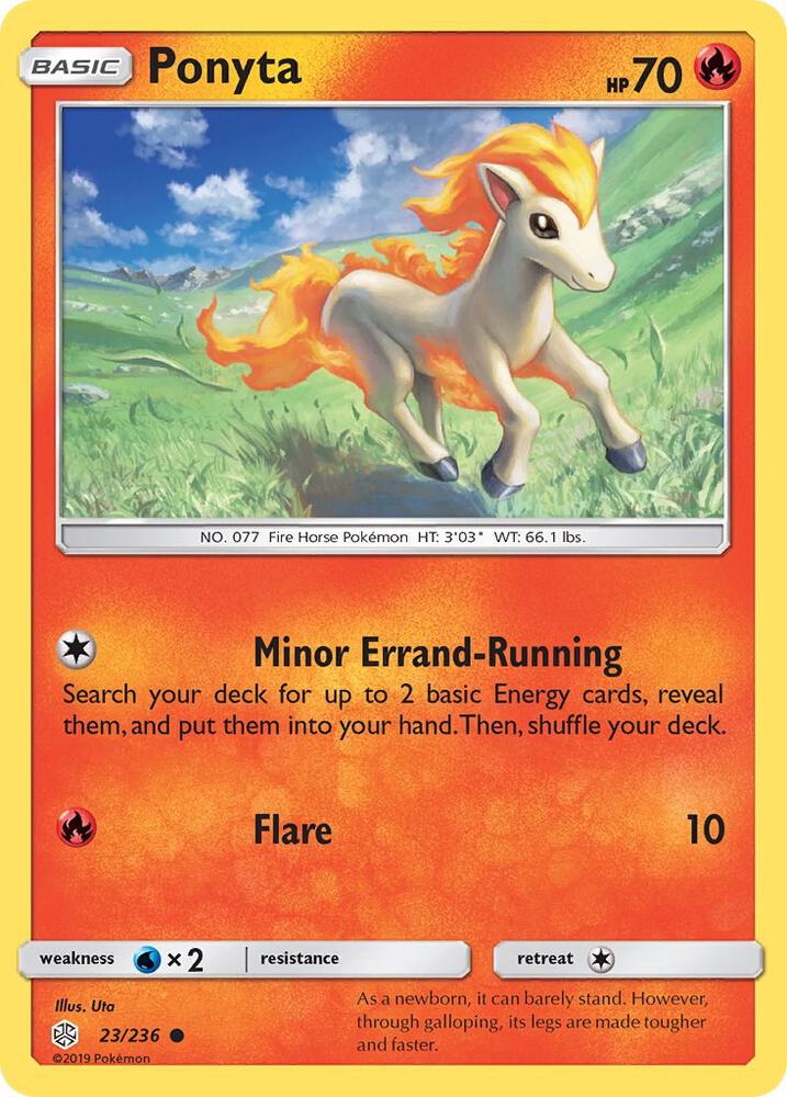 Ponyta 23/236 (SM - Cosmic Eclipse)  | Good Games Adelaide SA