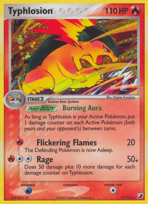 Typhlosion(17/115) (Theme Deck Exclusive) [EX: Unseen Forces] | Good Games Adelaide SA