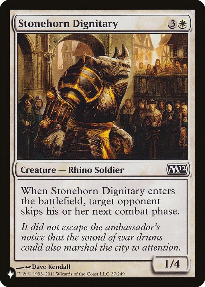 Stonehorn Dignitary 37/249 (The List Reprints)  | Good Games Adelaide SA