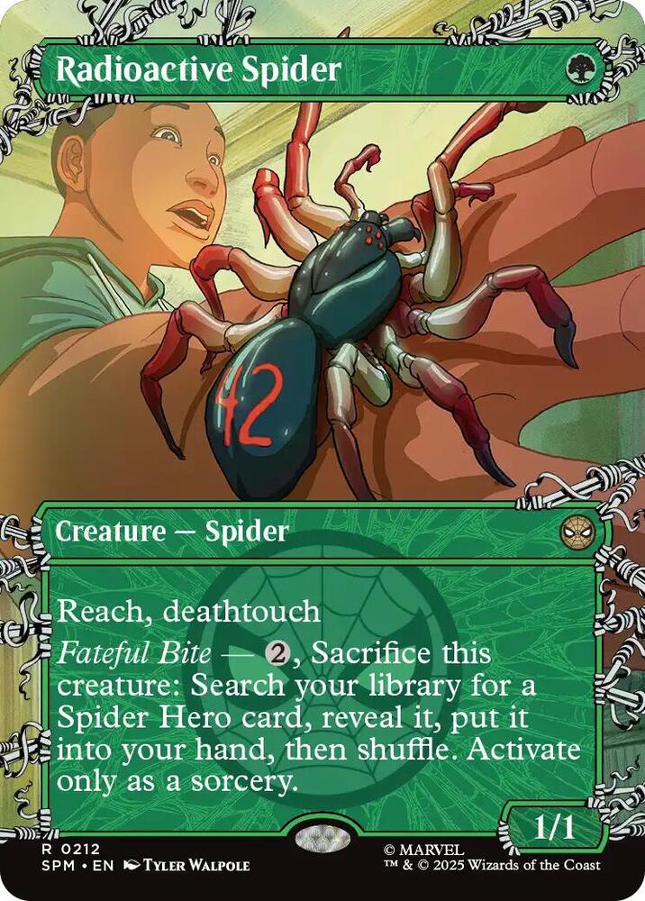 Radioactive Spider Borderless 212 (Marvel's Spider-Man)  | Good Games Adelaide SA