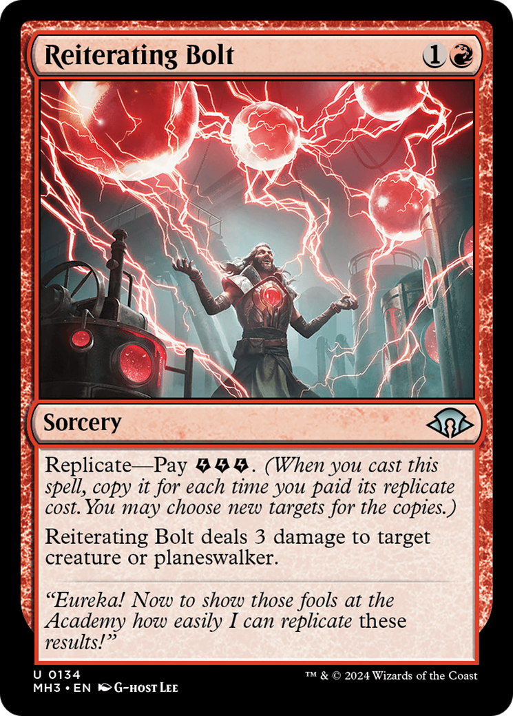 Reiterating Bolt [Modern Horizons 3] | Good Games Adelaide SA