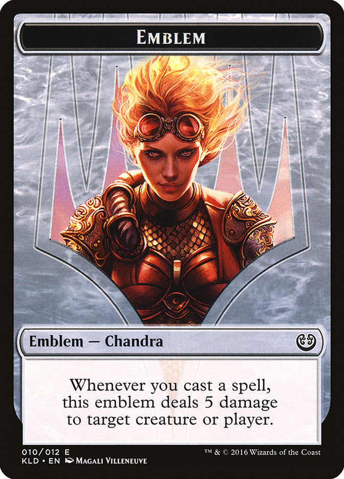 Emblem - Chandra, Torch of Defiance [Kaladesh Tokens] | Good Games Adelaide SA