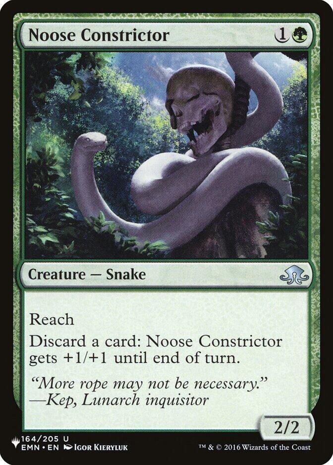 Noose Constrictor 164/205 (The List Reprints)  | Good Games Adelaide SA
