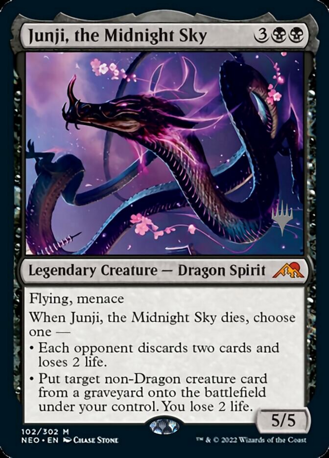 Junji, the Midnight Sky (Promo Pack) [Kamigawa: Neon Dynasty Promos] | Good Games Adelaide SA