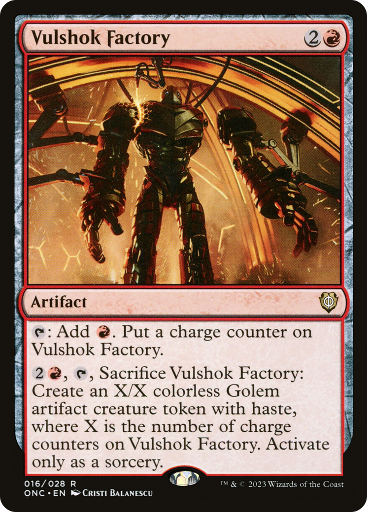 Vulshok Factory [Phyrexia: All Will Be One Commander] | Good Games Adelaide SA