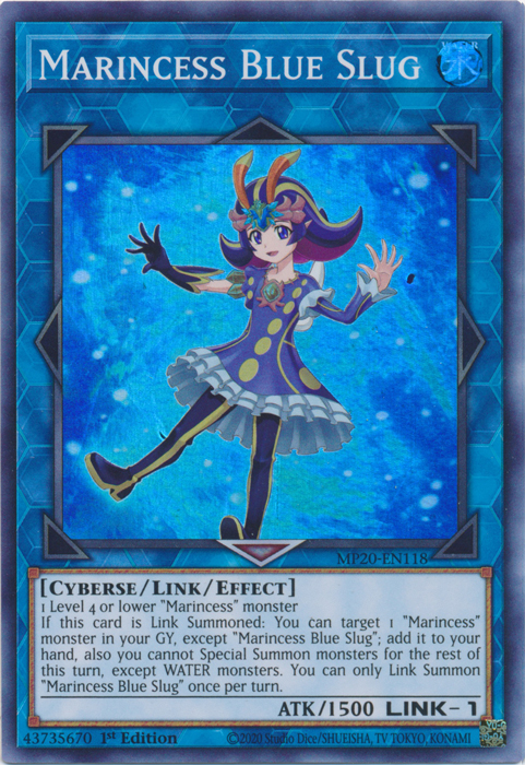 Marincess Blue Slug [MP20-EN118] Super Rare | Good Games Adelaide SA