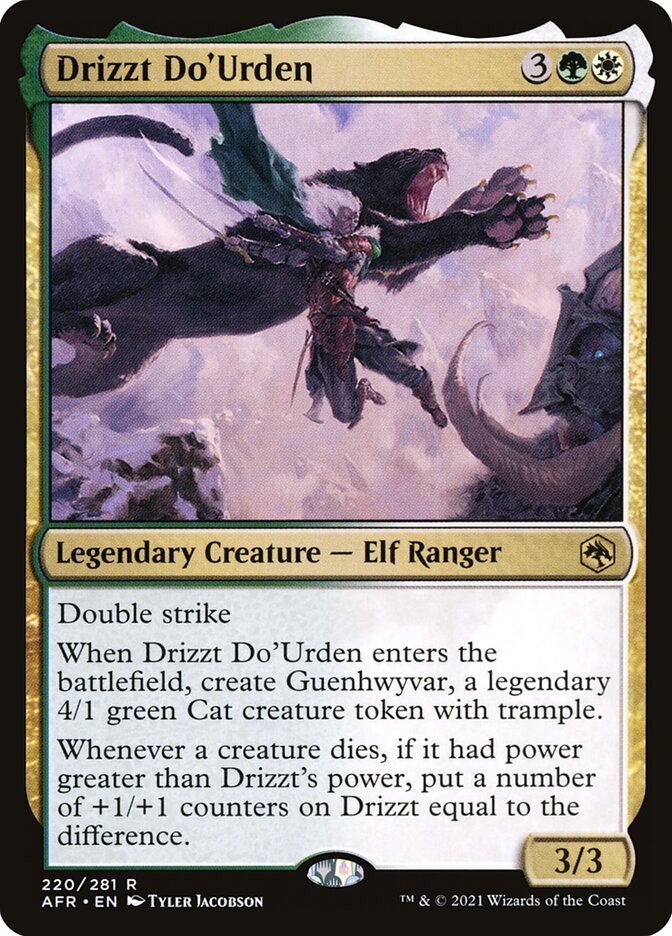 Drizzt Do'Urden 220 (Adventures in the Forgotten Realms)  - Foil | Good Games Adelaide SA