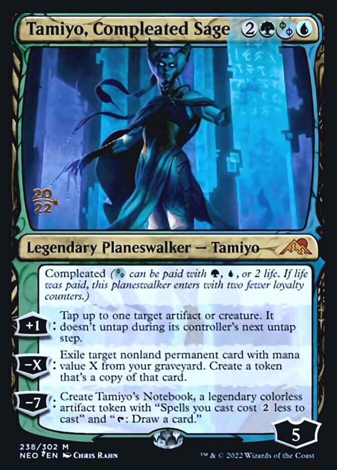 Tamiyo, Compleated Sage [Kamigawa: Neon Dynasty Prerelease Promos] | Good Games Adelaide SA