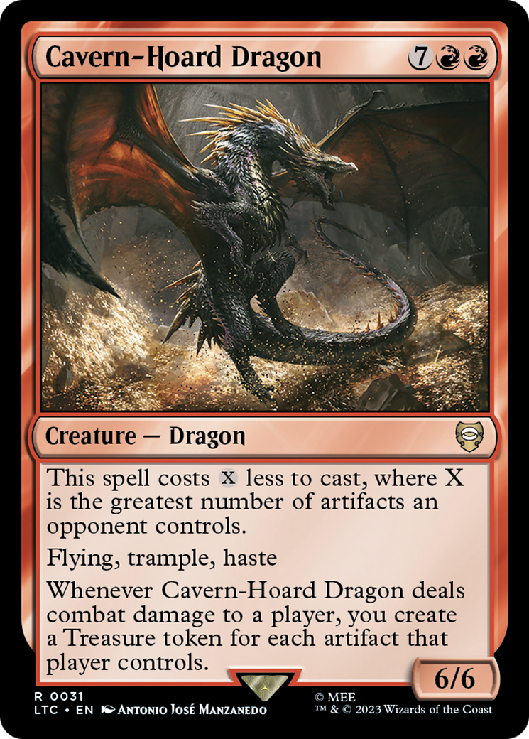 Cavern-Hoard Dragon [The Lord of the Rings: Tales of Middle-Earth Commander] | Good Games Adelaide SA