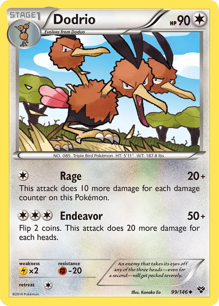 Dodrio (99/146) [XY: Base Set] | Good Games Adelaide SA