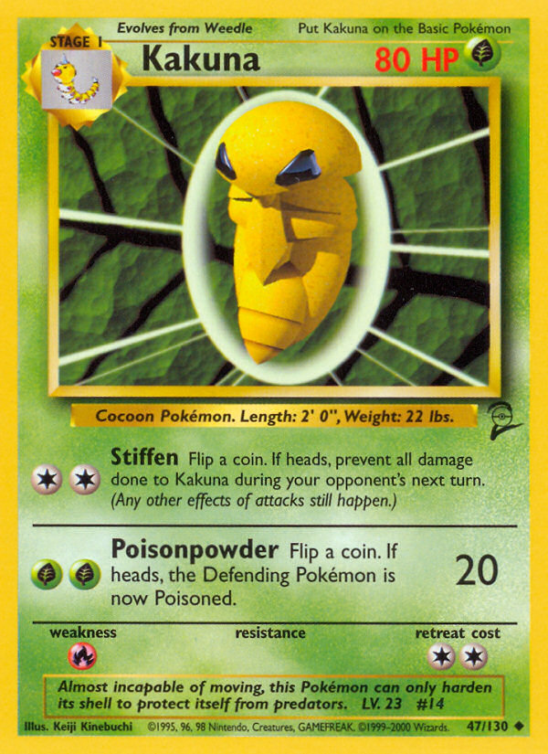 Kakuna (47/130) [Base Set 2] | Good Games Adelaide SA