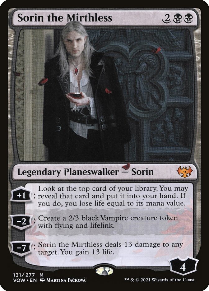 Sorin the Mirthless 131 (Innistrad: Crimson Vow)  | Good Games Adelaide SA