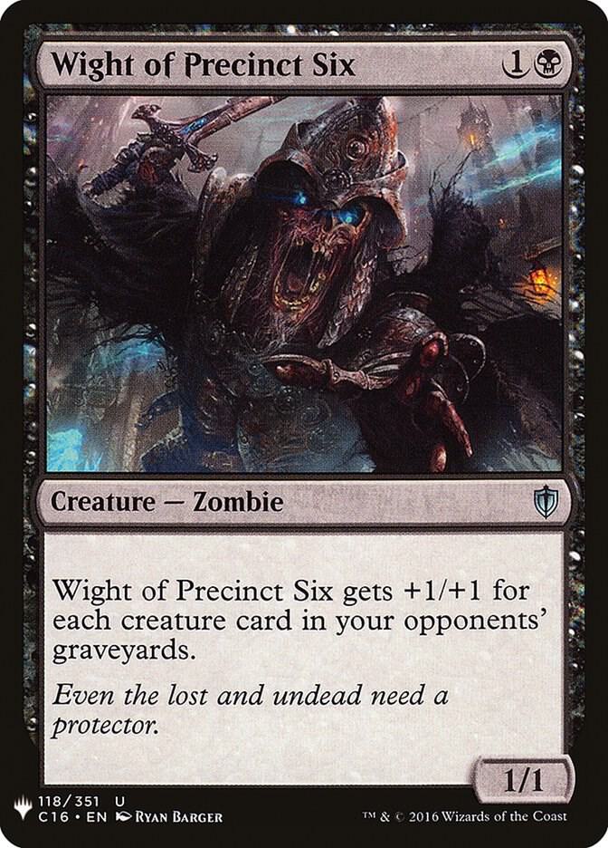 Wight of Precinct Six 118 (The List Reprints)  | Good Games Adelaide SA