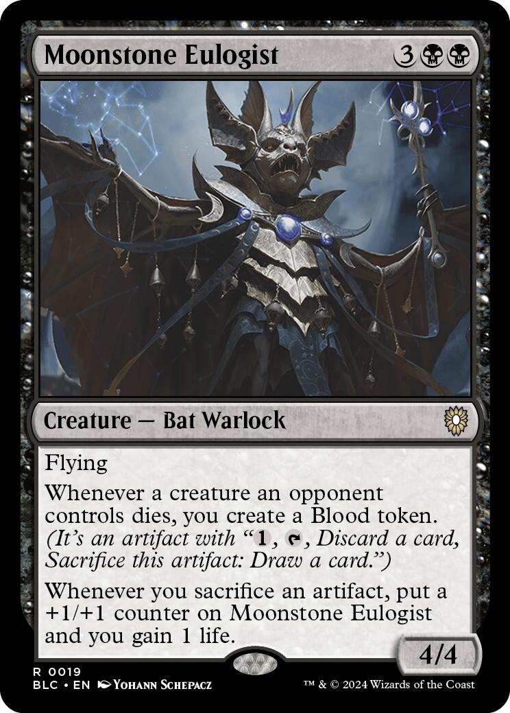 Moonstone Eulogist [Bloomburrow Commander] | Good Games Adelaide SA