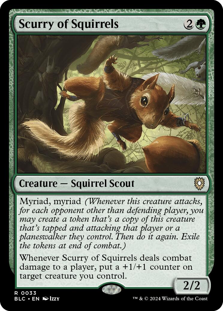 Scurry of Squirrels [Bloomburrow Commander] | Good Games Adelaide SA