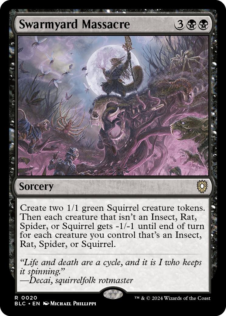 Swarmyard Massacre [Bloomburrow Commander] | Good Games Adelaide SA