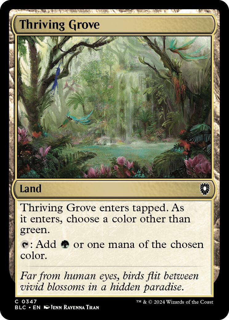 Thriving Grove [Bloomburrow Commander] | Good Games Adelaide SA