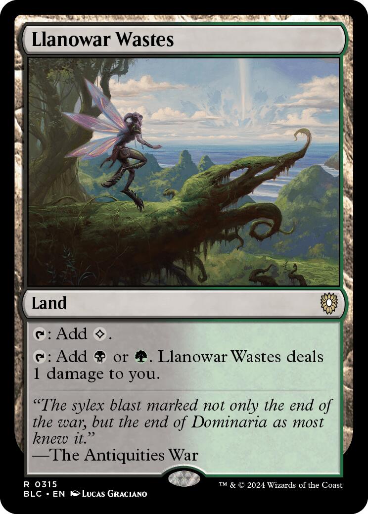 Llanowar Wastes [Bloomburrow Commander] | Good Games Adelaide SA