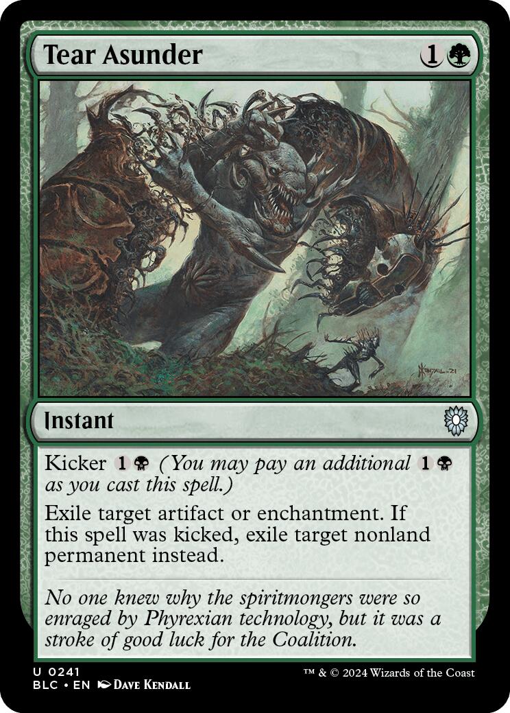 Tear Asunder [Bloomburrow Commander] | Good Games Adelaide SA