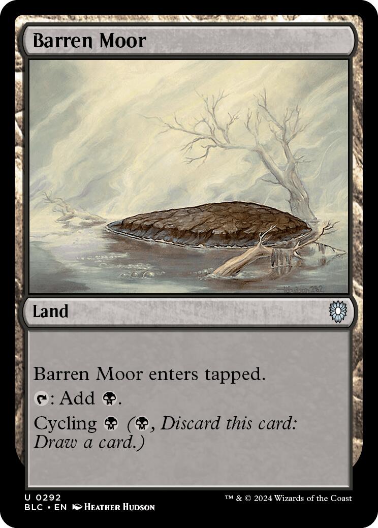 Barren Moor [Bloomburrow Commander] | Good Games Adelaide SA