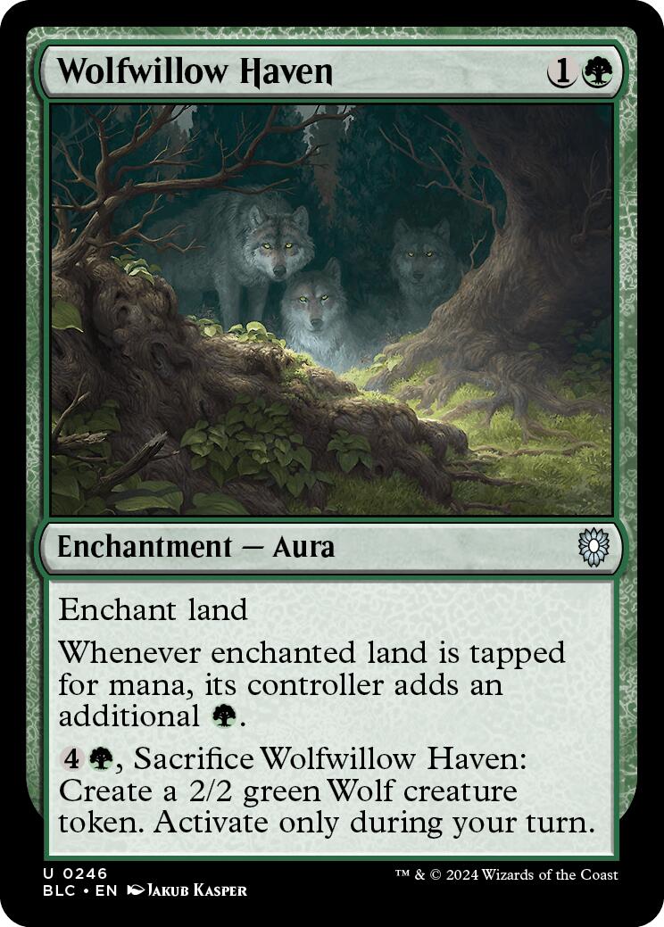 Wolfwillow Haven [Bloomburrow Commander] | Good Games Adelaide SA