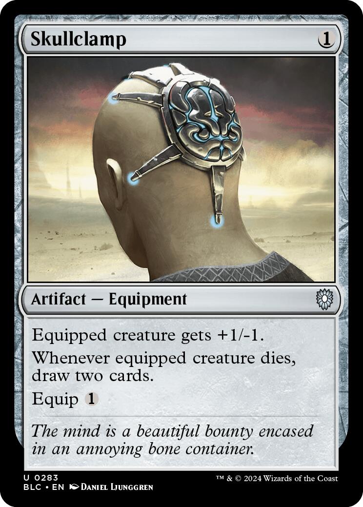 Skullclamp [Bloomburrow Commander] | Good Games Adelaide SA