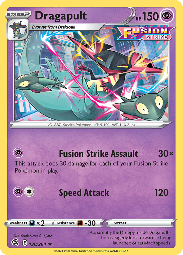 Dragapult (130/264) (Theme Deck Exclusive) [Sword & Shield: Fusion Strike] | Good Games Adelaide SA