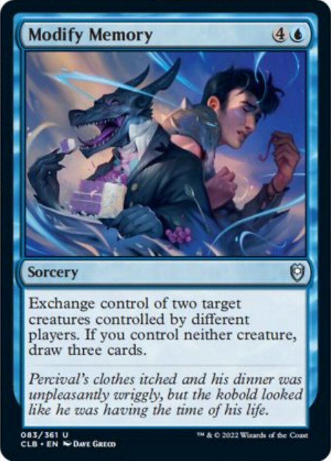 Modify Memory [Commander Legends: Battle for Baldur's Gate] | Good Games Adelaide SA