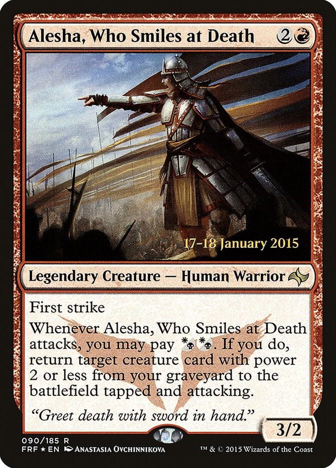 Alesha, Who Smiles at Death 90 (Prerelease Cards)  - PreRelease Foil | Good Games Adelaide SA