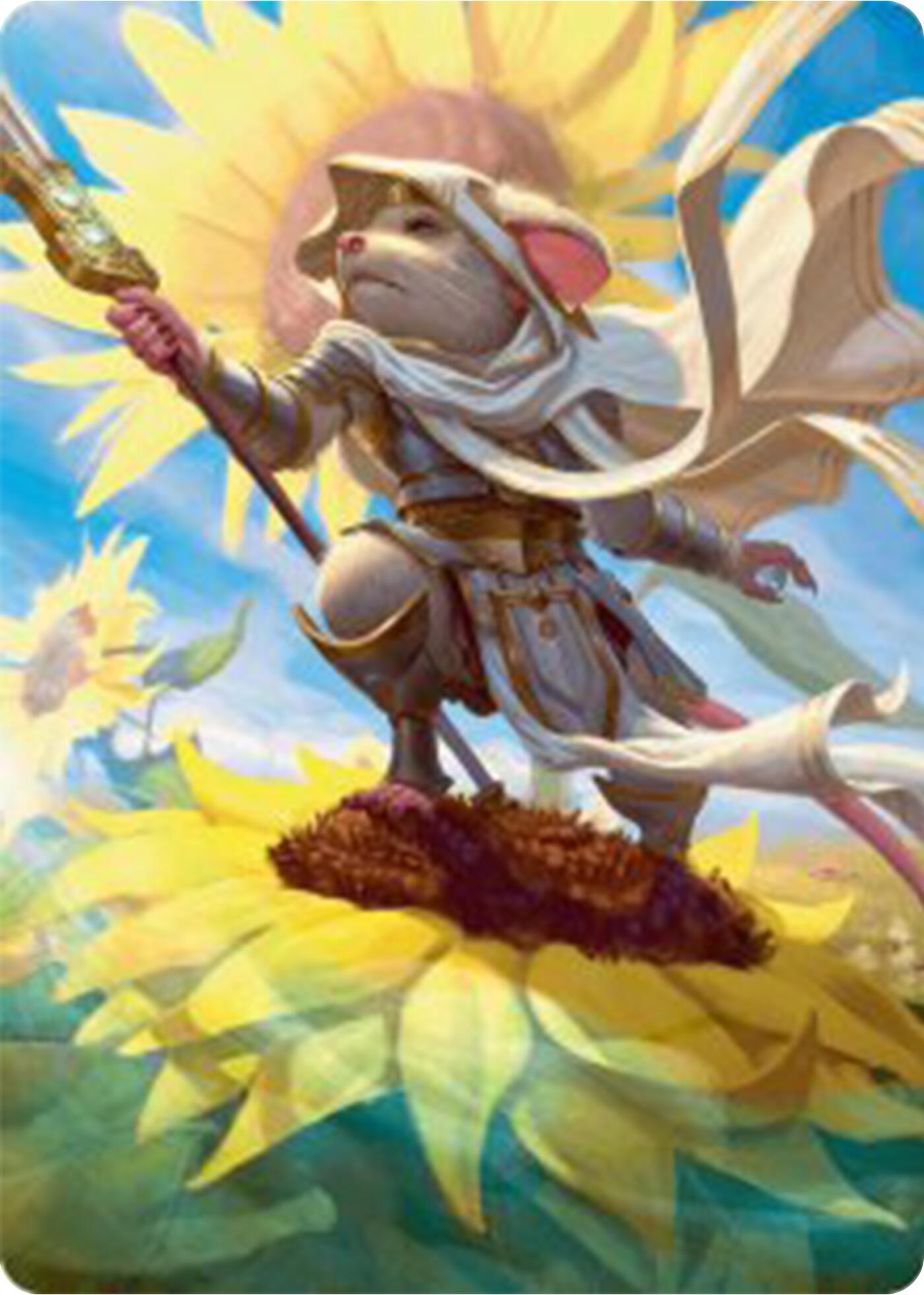 Elspeth, Sun's Champion Art Card [Bloomburrow Art Series] | Good Games Adelaide SA