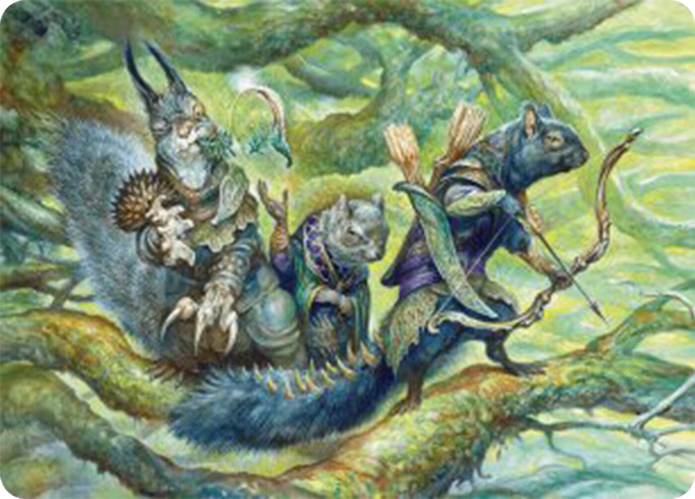 The Odd Acorn Gang Art Card [Bloomburrow Art Series] | Good Games Adelaide SA