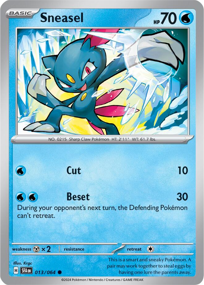 Sneasel (013/064) [Scarlet & Violet: Shrouded Fable] | Good Games Adelaide SA