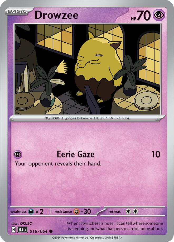 Drowzee (016/064) [Scarlet & Violet: Shrouded Fable] | Good Games Adelaide SA