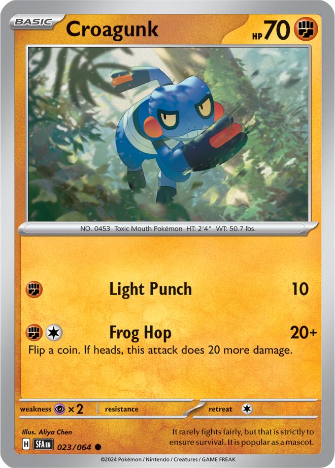 Croagunk (023/064) [Scarlet & Violet: Shrouded Fable] | Good Games Adelaide SA