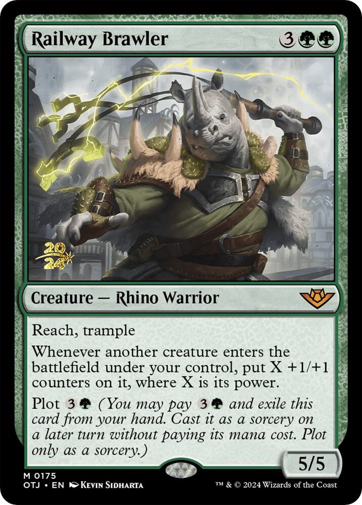 Railway Brawler 175 (Prerelease Cards)  - Foil | Good Games Adelaide SA