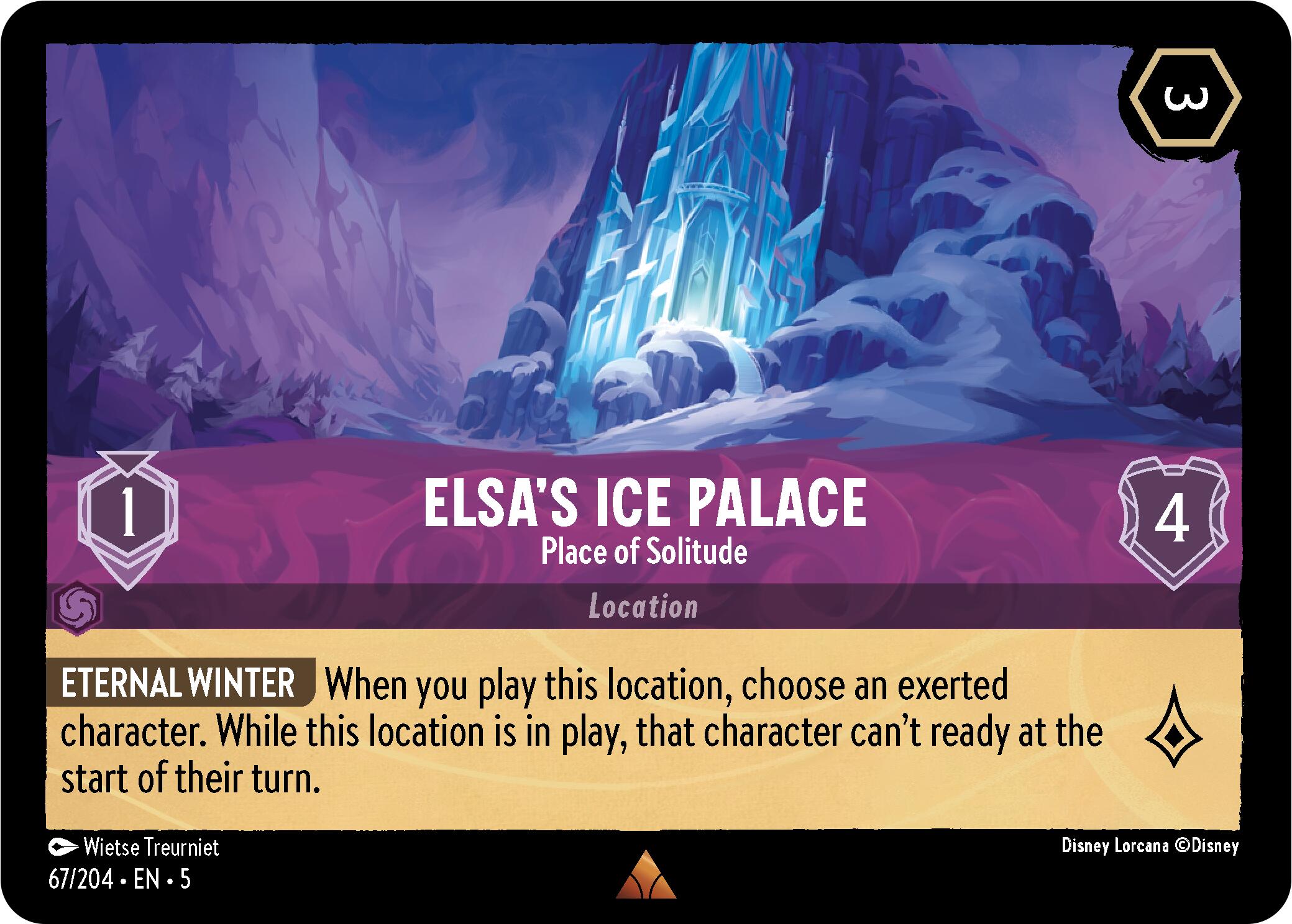 Elsa's Ice Palace - Place of Solitude (67/204) [Shimmering Skies] | Good Games Adelaide SA