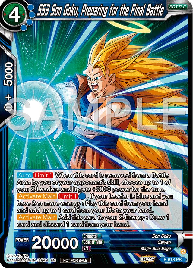 SS3 Son Goku, Preparing for the Final Battle (Deluxe Pack 2024 Vol.2) (P-618) [Promotion Cards] | Good Games Adelaide SA