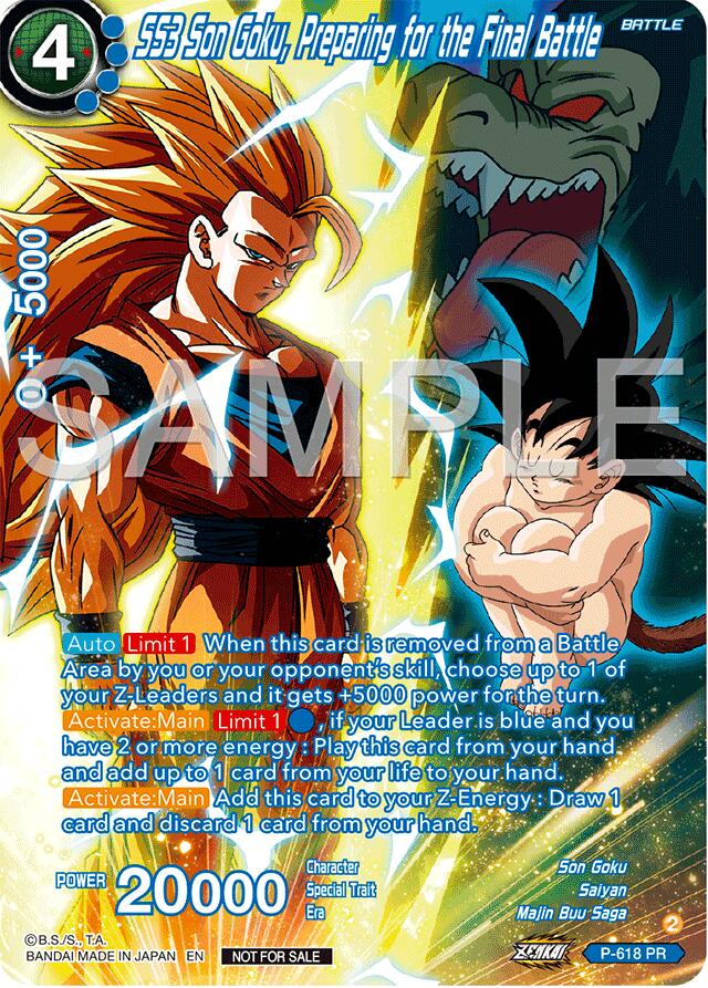SS3 Son Goku, Preparing for the Final Battle (Full Art) (Deluxe Pack 2024 Vol.2) (P-618) [Promotion Cards] | Good Games Adelaide SA
