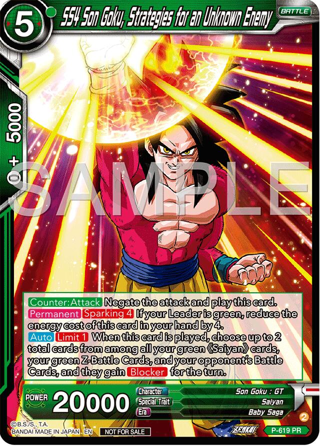 SS4 Son Goku, Strategies for an Unknown Energy (Deluxe Pack 2024 Vol.2) (P-619) [Promotion Cards] | Good Games Adelaide SA